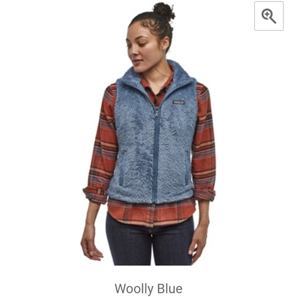 Patagonia Los Gatos Grey and White Reversible Vest - Picture 10 of 11